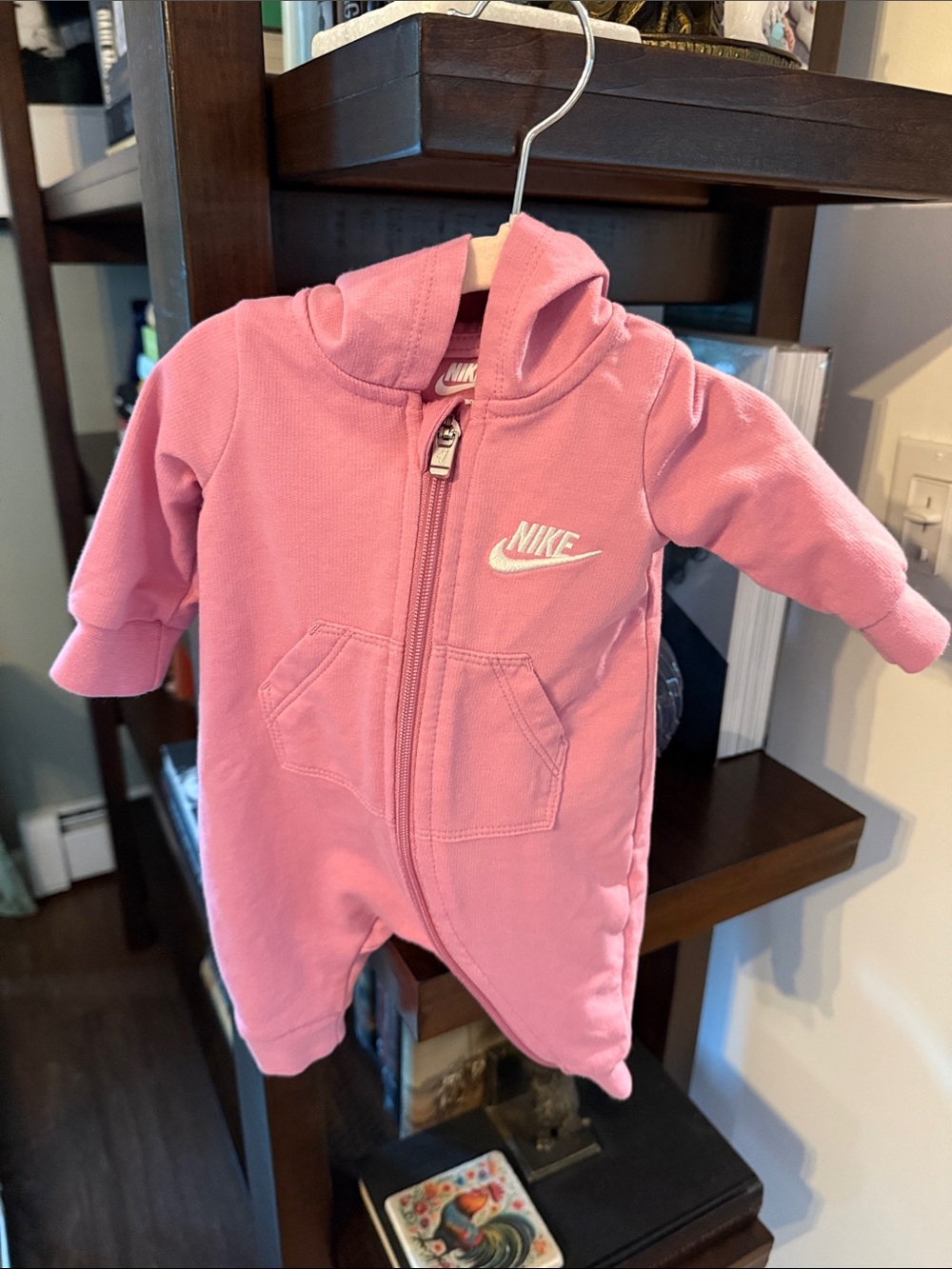 Nike newborn hoodie sweatsuit like new